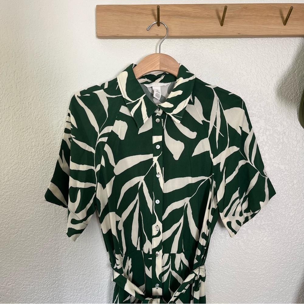 H&M Tie-belt Shirt Dress